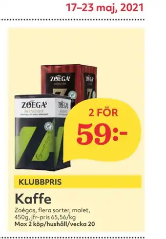 Hemköp Skånerost Kaffebönor erbjuda