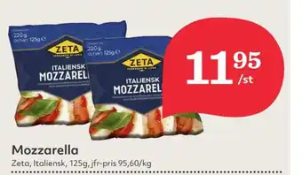 Hemköp Zeta Mozzarella erbjuda