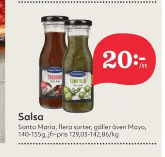 Hemköp Santa Maria Salsasås erbjuda