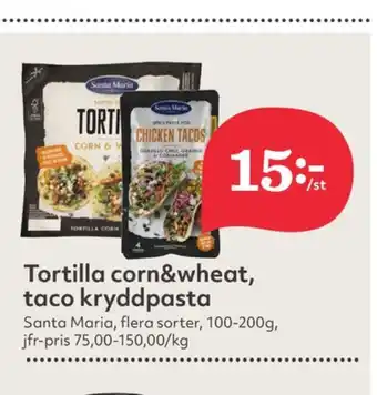 Hemköp Santa Maria Kryddpasta erbjuda