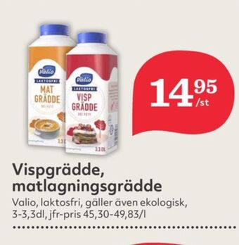 Hemköp Valio Vispgrädde erbjuda