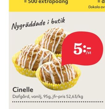 Hemköp Dafgårds Butiksbakat kaffebröd erbjuda