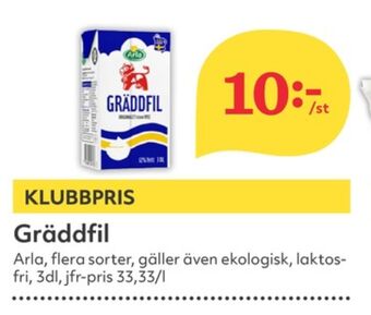 Hemköp Arla Gräddfil erbjuda