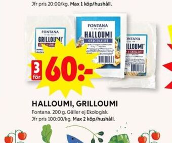 ICA Kvantum Fontana Halloumi erbjuda