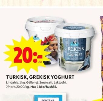 ICA Kvantum Salakis Yoghurt erbjuda