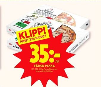 ICA Kvantum ICA Pizza erbjuda