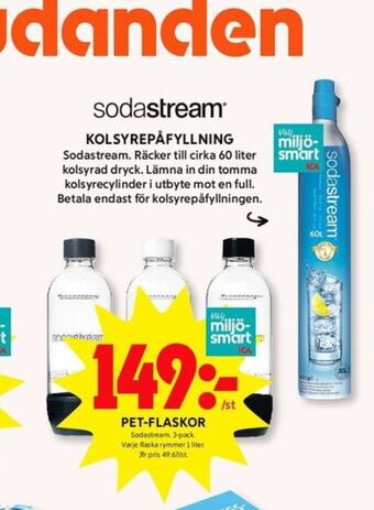 ICA Kvantum Sodastream Flaskor erbjuda