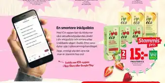 ICA Kvantum ICA I love eco Fruktdryck erbjuda