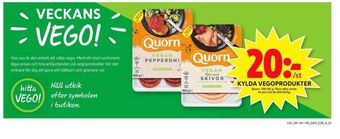 ICA Maxi Quorn Vegetarpålägg erbjuda