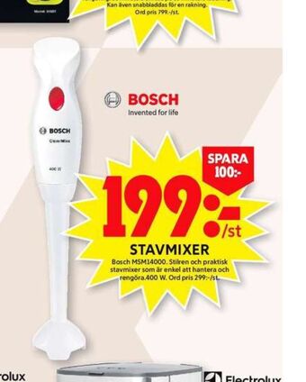 ICA Maxi Bosch Stavmixer erbjuda
