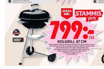 ICA Maxi Weber Klotgrill erbjuda