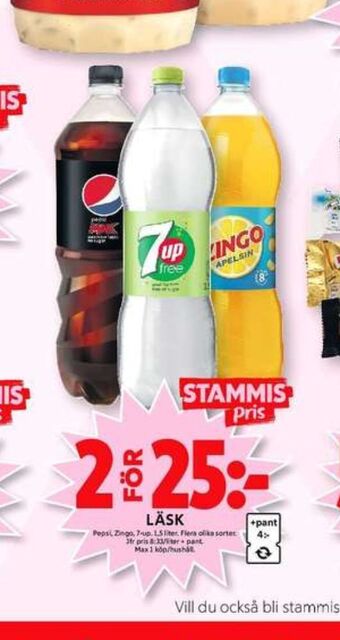 ICA Maxi 7-up Free Läskedryck erbjuda