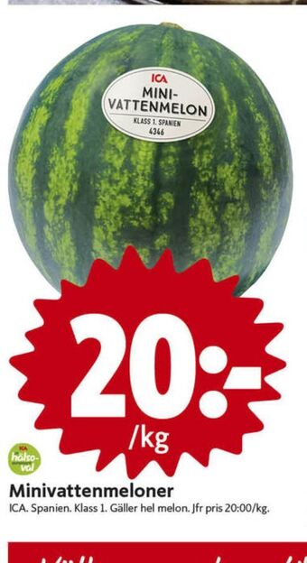 ICA Nära ICA Vattenmelon erbjuda