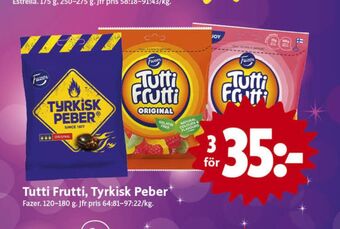 ICA Nära Tutti Frutti Godispåsar erbjuda