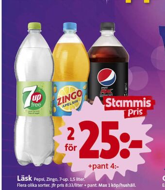 ICA Nära Pepsi Max Läskedryck erbjuda