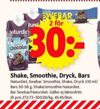 ICA Supermarket Naturdiet Smoothie erbjuda