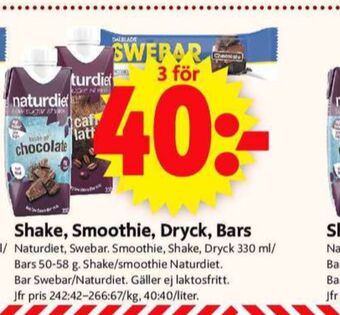 ICA Supermarket Naturdiet Smoothie erbjuda