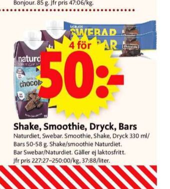ICA Supermarket Naturdiet Smoothie erbjuda