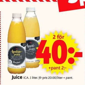 ICA Supermarket ICA Selection Juice erbjuda