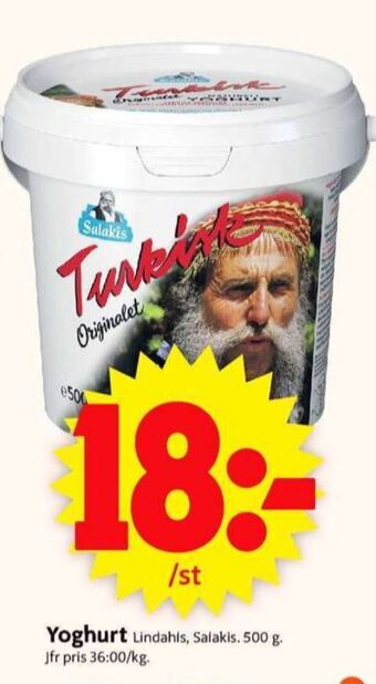 ICA Supermarket Salakis Yoghurt erbjuda