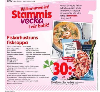 ICA Supermarket Royal Greenland Räkor med skal erbjuda