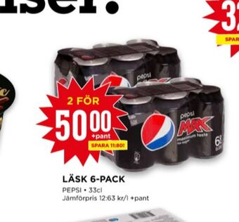 Willys Pepsi Max Läskedryck erbjuda