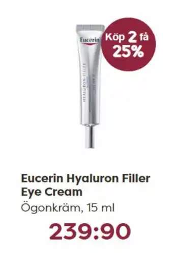 Eucerin Hyaluron Filler Eye Cream 15ml