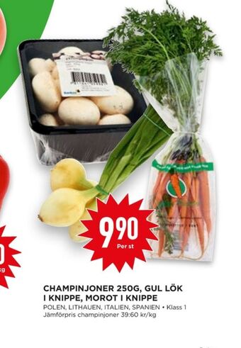 Willys Champinjoner erbjuda