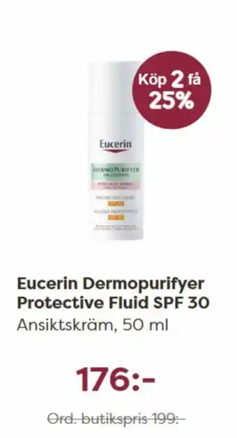 Kronans Apotek Eucerin Dermopurifyer Protective Fluid SPF 30 50ml erbjuda