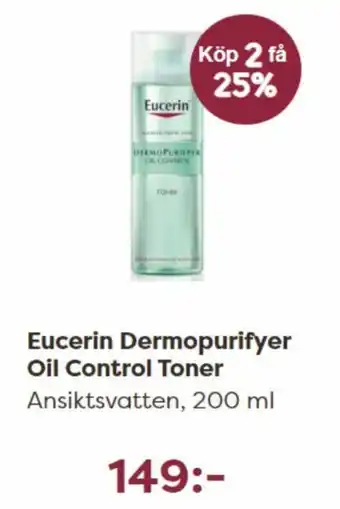 Kronans Apotek Eucerin Dermopurifyer Oil Control Toner 200ml erbjuda