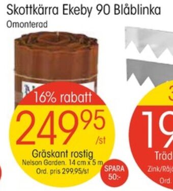 EKO Nelson Garden Rabattavgränsare erbjuda