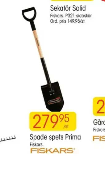 EKO Fiskars Prima Spade erbjuda