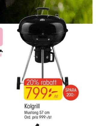 EKO Mustang Klotgrill erbjuda