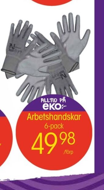 EKO Nelson Garden Arbetshandskar erbjuda