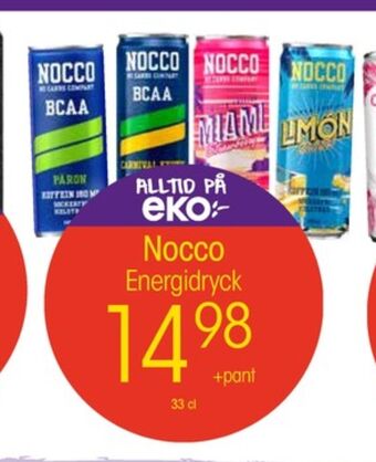EKO Nocco Energidryck erbjuda