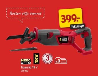 Jula Tigersåg 18 V erbjuda