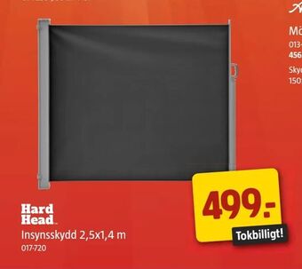 Jula Insynsskydd 2,5x1,4 m erbjuda