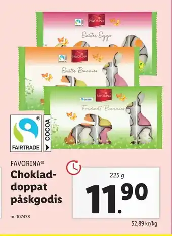Lidl Choklad doppat påskgodis erbjuda
