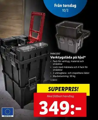 Lidl Verktygslåda på hjul erbjuda