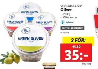 Lidl Oliver erbjuda
