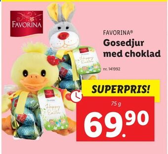 Lidl Gosedjur med choklad erbjuda