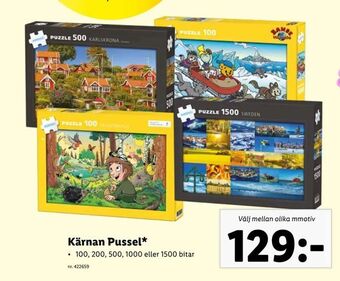 Lidl Kärnan Pussel erbjuda