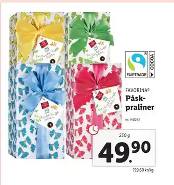 Lidl Påsk- praliner erbjuda