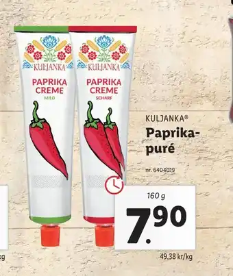 Lidl Paprika- puré erbjuda