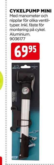 Jem&Fix Cykelpump mini erbjuda