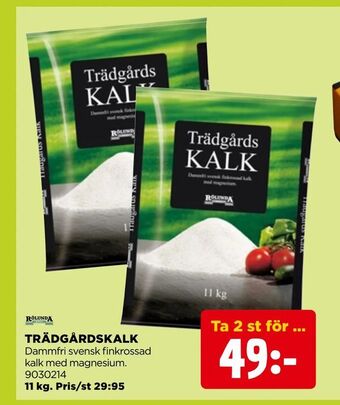 Jem&Fix Trädgårdskalk erbjuda
