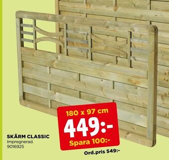 Jem&Fix Skärm classic erbjuda