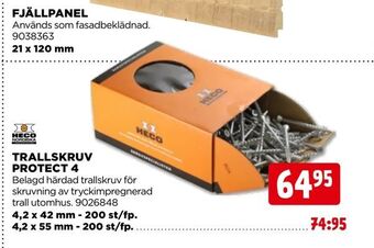 Jem&Fix Trallskruv protect 4 erbjuda