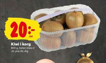 Kiwi i korg