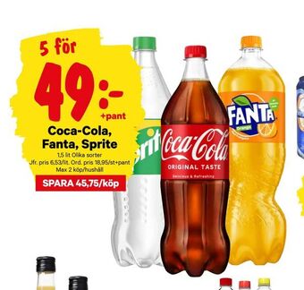 City Gross Coca-Cola, Fanta, Sprite erbjuda